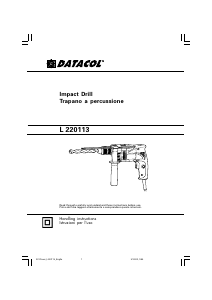 Manuale Datacol L 220113 Trapano a percussione