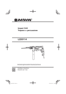 Handleiding Datacol L 220114 Klopboormachine