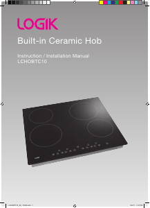 Bruksanvisning Logik LCHOBTC10 Häll