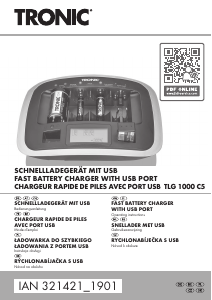 Bruksanvisning Tronic IAN 321421 Batteriladdare