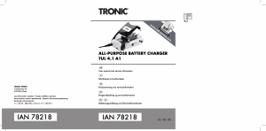 Käyttöohje Tronic TUL 4.1 A1 Akkulaturi