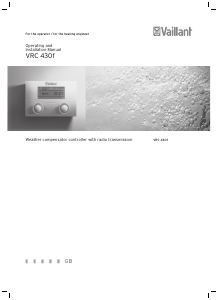 Manual Vaillant VRC 430f Thermostat