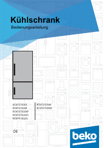 Bedienungsanleitung BEKO RCNT415E20S Kühl-gefrierkombination