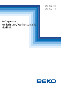 Bedienungsanleitung BEKO CN148241X Kühl-gefrierkombination