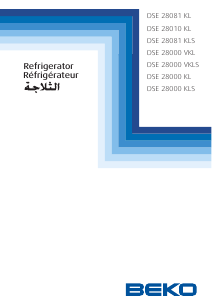 Mode d’emploi BEKO DSE28000KLS Réfrigérateur combiné