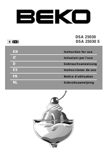 Manuale BEKO DSA25030S Frigorifero-congelatore