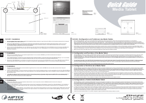 Bedienungsanleitung Aiptek MediaTablet 14000u Grafiktablett