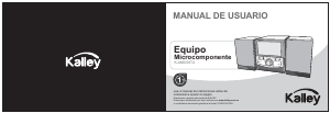 Manual de uso Kalley K-AMC60T2 Set de estéreo