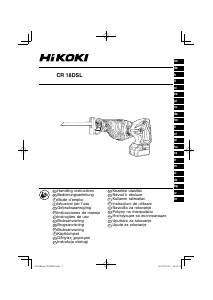 Használati útmutató Hikoki CR 18DSL Lengőfűrész