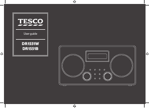 Manual Tesco DR1551W Radio