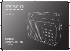 Handleiding Tesco DR1404P Radio
