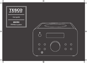 Handleiding Tesco MS1701 Stereoset