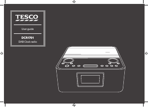 Bruksanvisning Tesco DCR1701 Klockradio