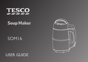 Handleiding Tesco SOM16 Soepmaker