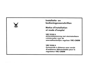 Handleiding Vaillant VRC 9558/4 Thermostaat