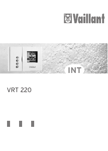 Handleiding Vaillant VRT 220 Thermostaat