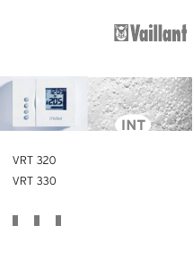 Handleiding Vaillant VRT 320 Thermostaat