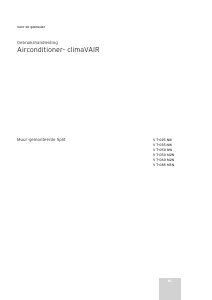 Handleiding Vaillant climaVAIR V 7-060 M2N Airconditioner