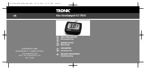 Bedienungsanleitung Tronic TLG 1750 B3 Akkuladegerät