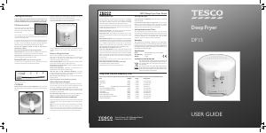 Handleiding Tesco DF15 Friteuse