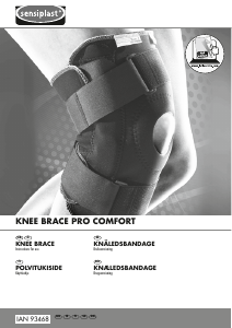 Manual Sensiplast IAN 93468 Knee Brace