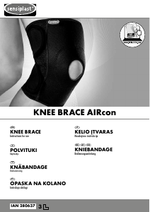 Manual Sensiplast IAN 280637 Knee Brace