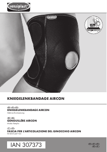 Bedienungsanleitung Sensiplast IAN 307373 Kniebandage