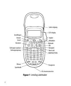 Bruksanvisning Dymo LetraTag LT-100H Etikettskrivare
