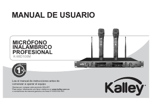 Manual de uso Kalley K-MID100M Micrófono
