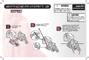 Handleiding Hasbro Spider-Man 3 Sandmans Sand Rider