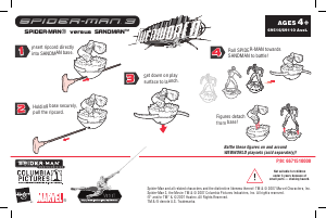 Handleiding Hasbro Spider-Man 3 Spider-Man vs. Sandman