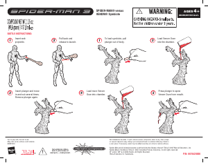 Handleiding Hasbro Spider-Man 3 Spider-Man vs. Venom Symbiote