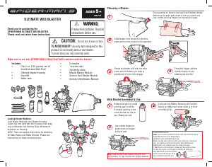 Handleiding Hasbro Spider-Man 3 Ultimate Web Blaster