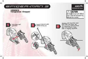 Handleiding Hasbro Spider-Man 3 Venoms Vengeance Chopper