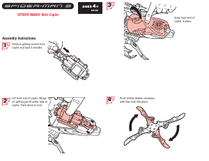 Handleiding Hasbro Spider-Man 3 Web Copter