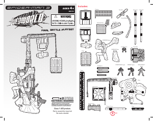 Handleiding Hasbro Spider-Man 3 Webworld Final Battle Playset