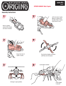 Handleiding Hasbro Spider-Man Origins Web Copter