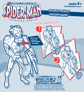 Handleiding Hasbro Spider-Man Spider Sense Spider-Man