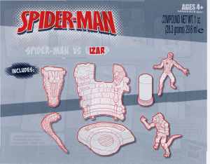 Handleiding Hasbro Spider-Man vs. Lizar