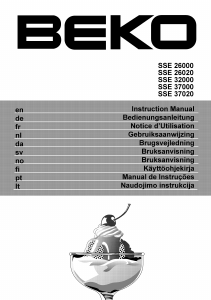 Handleiding BEKO SSE37020 Koelkast