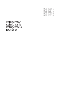 Mode d’emploi BEKO DSE25006 Réfrigérateur combiné