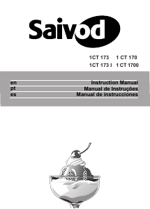 Manual de uso Saivod 1 CT 173 Congelador