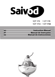 Bruksanvisning Saivod 1 CT 173 I Frys