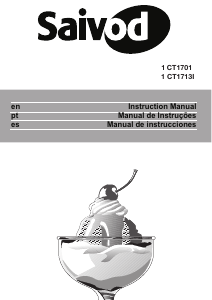 Manual Saivod 1 CT 1713 I Congelador
