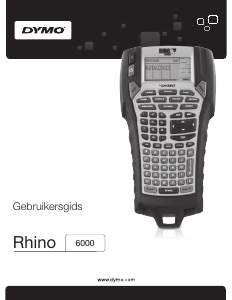Handleiding Dymo RHINO 6000 Labelprinter