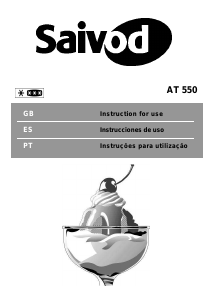 Manual Saivod AT 550 Congelador