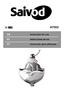 Manual Saivod AT 553 Congelador
