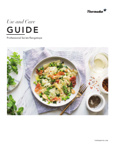 Mode d’emploi Thermador PCG364WD Table de cuisson