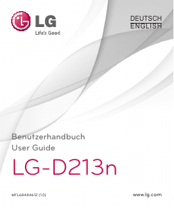 Manual LG D213n L50 Sporty Mobile Phone