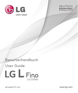 Bruksanvisning LG D290n L Fino Mobiltelefon
